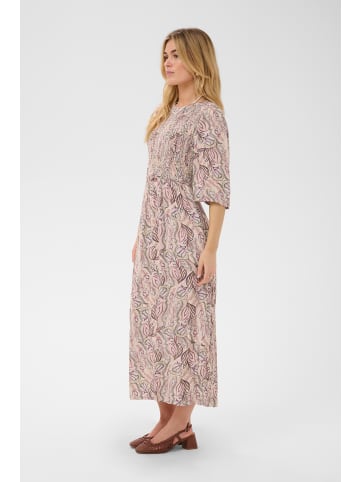 SAINT TROPEZ Kleid ShaktiSZ Gerade Passform in Dusty Pinks Arty Blooms