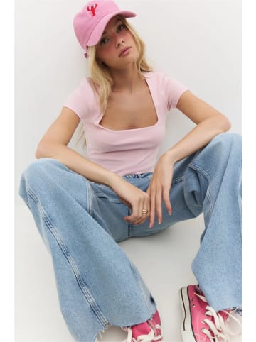 NO MATTER WHAT Shirt in Rosa