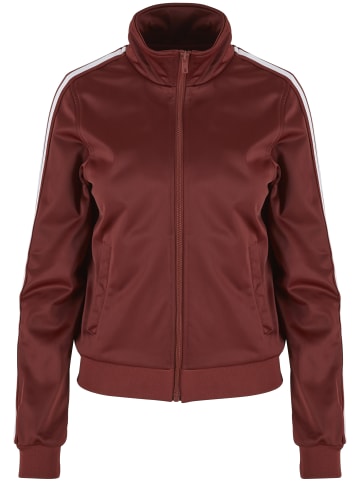 Urban Classics Urban Classics Damen Ladies Retro Track Jacket in darkrust