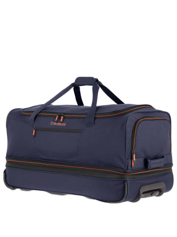 travelite Basics - Rollenreisetasche 98/119L 70 cm erw. (bordeaux) in navy