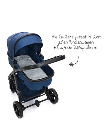 fillikid Lammfelleinlage für Babyschalen und in grau