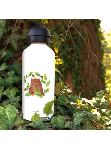 Mr. & Mrs. Panda Kindertrinkflasche Bär König ohne Spruch in Weiß