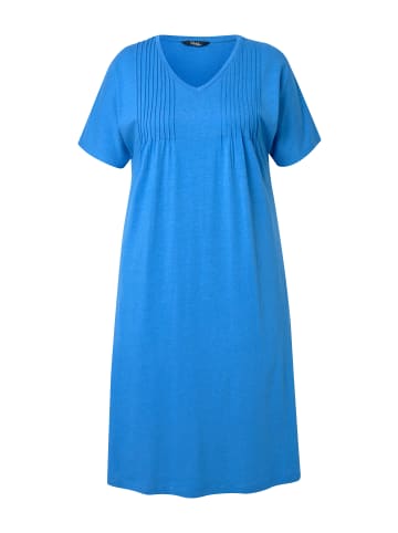 Ulla Popken Jerseykleid in petrolblau