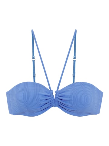 Copenhagen Studios Bandeau-Bikini-Top in blau
