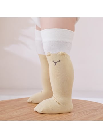MUNADUNA 3er-Set Baby-Hochsocken in Blau