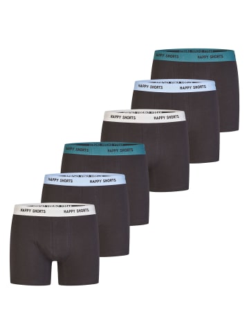 Happy Shorts Boxer Jersey in Schwarz