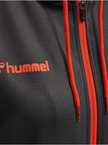 Hummel Hoodie Hmlauthentic Poly Zip Hoodie Woman in ASPHALT