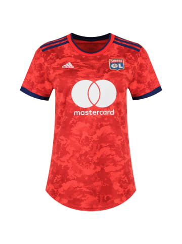 adidas Performance Fußballtrikot Olympique Lyon 21/22 Auswärts in rot / dunkelblau