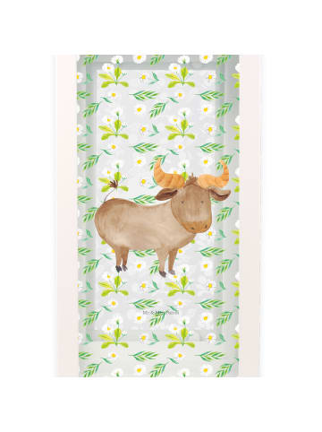 Mr. & Mrs. Panda Windlicht Outdoor Sternzeichen Stier ohne Spruch in Transparent