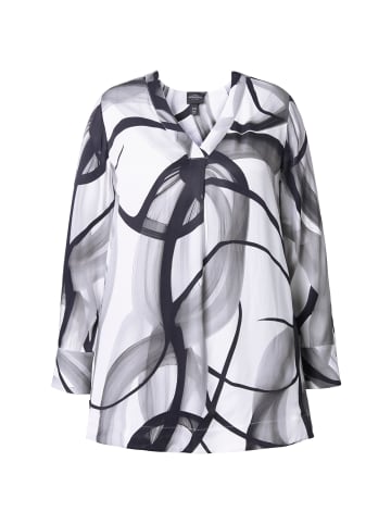 Ulla Popken Bluse in schneeweiß