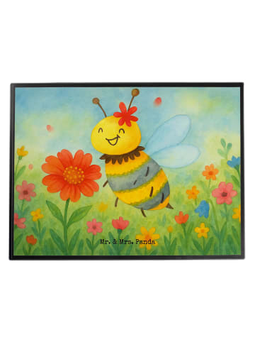 Mr. & Mrs. Panda bastelunterlage Biene Blume Design ohne Spruch in Weiß