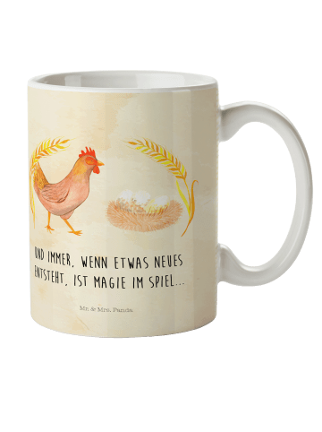 Mr. & Mrs. Panda Kindertasse Huhn Stolz mit Spruch in Vintage