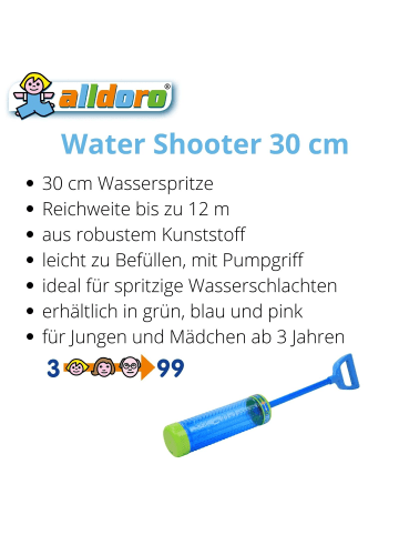 alldoro Water Shooter Wasserpistole 30 cm - ab 3 Jahren