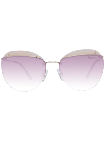 Ana Hickmann Frauen Sonnenbrille Rund Beige