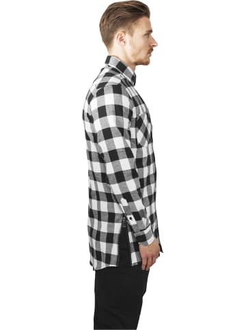 Urban Classics Flanell-Hemden in blk/wht