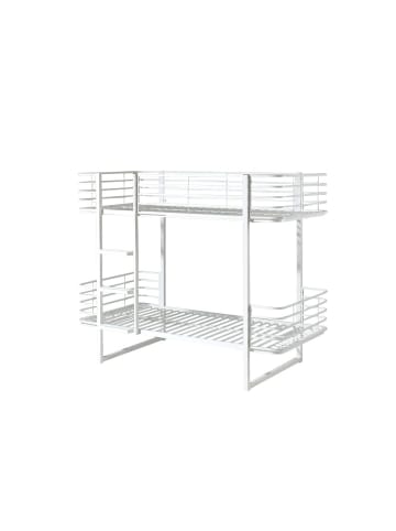 58 aufm Kessel ETAGENBETT Karolin 205x166x99 aus Metall in Weiß