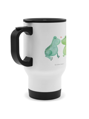 Mr. & Mrs. Panda Thermobecher Frosch Liebe ohne Spruch in Weiß