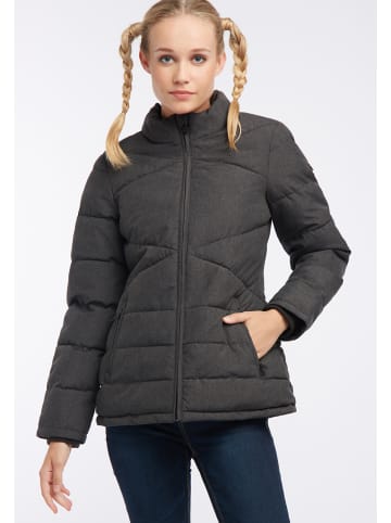 myMo Winterjacke in Schwarz Melange