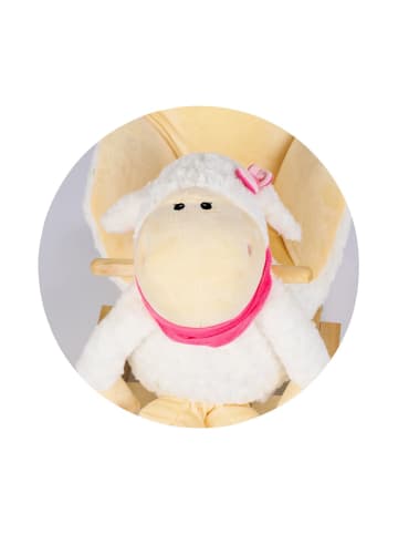 Chipolino Schaukeltier Sitz Musik Holz in weiß