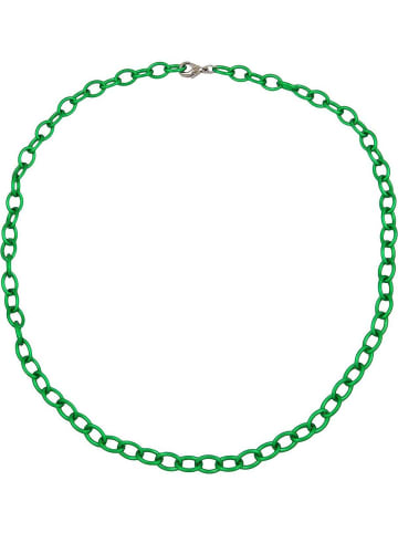 Gallay Kette 7mm Eloxalkette Anker weit oval grün-matt Aluminium 50cm in hellgrün