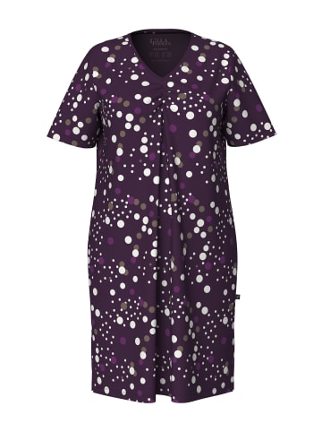 Ulla Popken Nachthemd in traubenrot