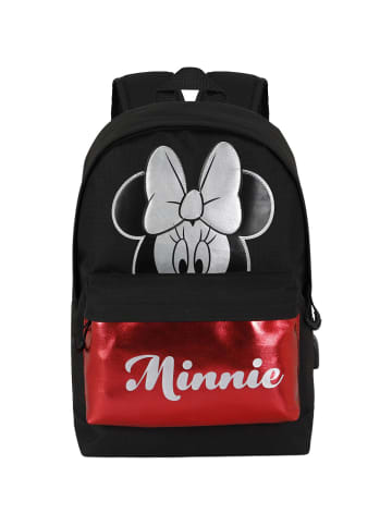 Disney Rucksack Minnie Mouse Sparkle-Silver HS in schwarz