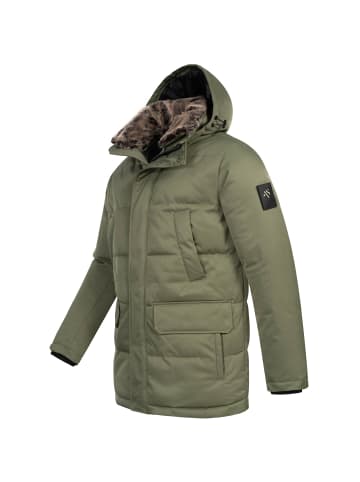 Alessandro Salvarini Winterjacke A. Salvarini Herren Winter Jacke AS456 in Dark Olive