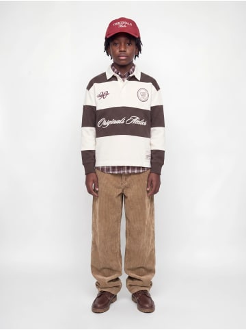 JACK & JONES Junior Jpstalex Cordhose Baggy Fit in cocoa