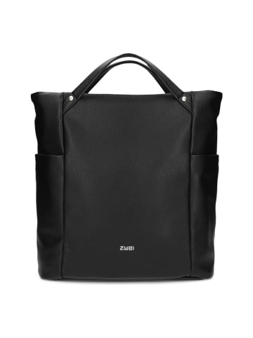 Zwei Pia Shopper Tasche 36 cm in black