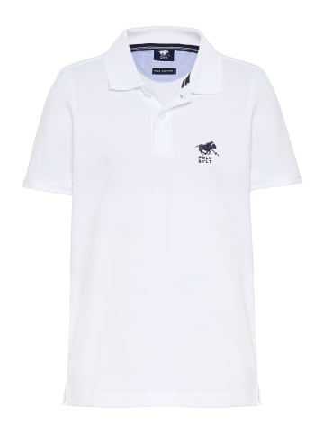 Polo Sylt Polo mit Logo-Stickerei in Weiß