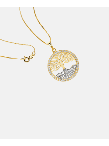 Diamant L'éternel Halskette aus 585 Gelbgold