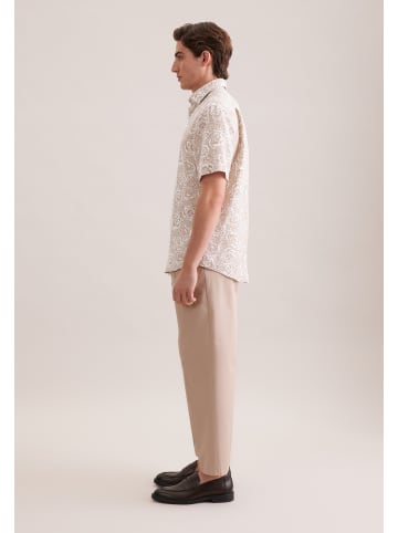 Seidensticker Leinenhemd Regular in Beige