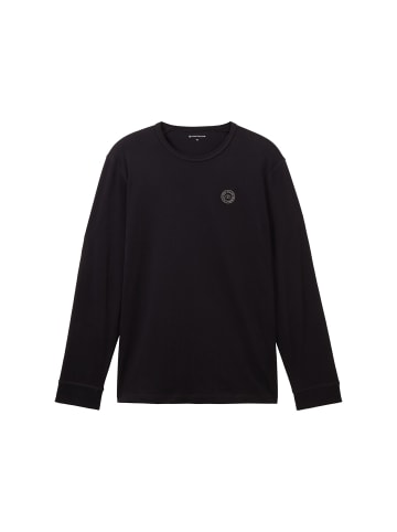Tom Tailor Longsleeve in schwarz