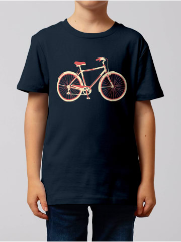 wat? Apparel T-Shirt Red Bike in Dunkelblau
