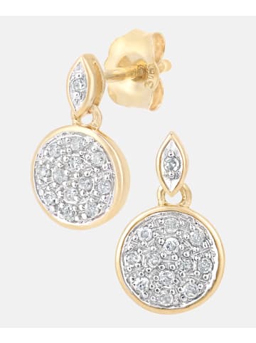 Diamant L'éternel Ohrhänger aus 375 Gelbgold mit Diamant