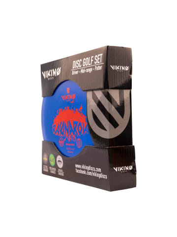 Viking discs Discover Discgolf Bundle in Schwarz 26x24x18cm