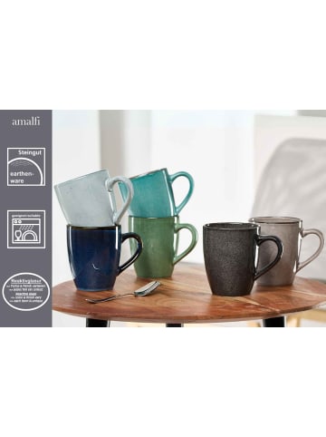 Ritzenhoff & Breker 6er Set Henkelbecher Amalfi 350 ml in Blau