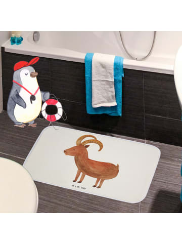 Mr. & Mrs. Panda Badematte Sternzeichen Steinbock ohne Spruch in Weiß