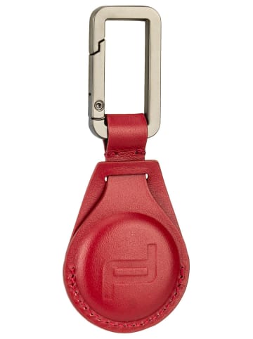 Porsche Design Schlüsseletui Keyring Airtag in Carmine Red