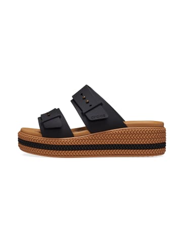 Crocs Brooklyn Woven Buckle – Sandalen zum Hineinschlüpfen Schwarz