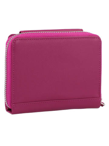 Braun Büffel Joy Geldbörse RFID Schutz Leder 12 cm in purple plum