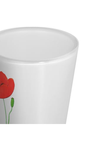 Mr. & Mrs. Panda Schnapsglas Blume Mohnblume ohne Spruch in Transparent