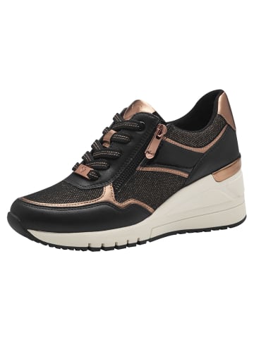 Marco Tozzi Sneaker in BLACK/COPPER