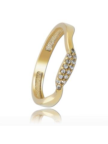 BALIA 333 Gelbgold - 8 Karat Damen Ringe Welle gold Fingerring 56 (17,8)