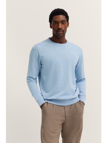 Bugatti Rundhalspullover in hellblau