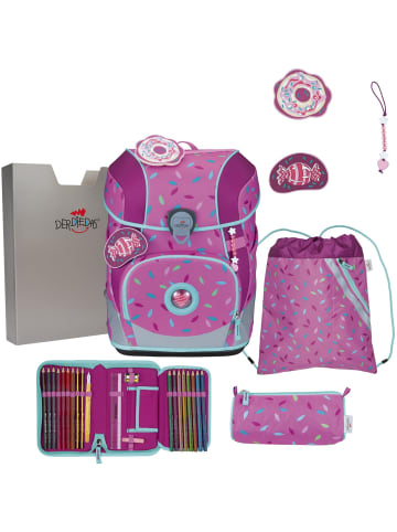 DerDieDas derdiedas Schulranzen Set 5-tlg. ErgoFlex Tiny Sweet Sprinkles in pink