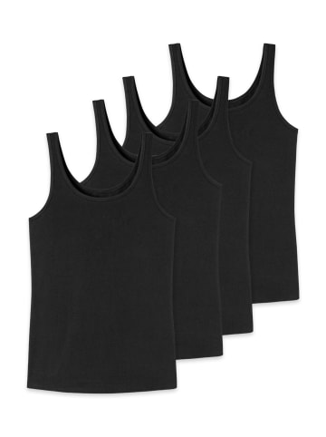 UNCOVER BY SCHIESSER Unterhemd / Tanktop Cotton in Schwarz