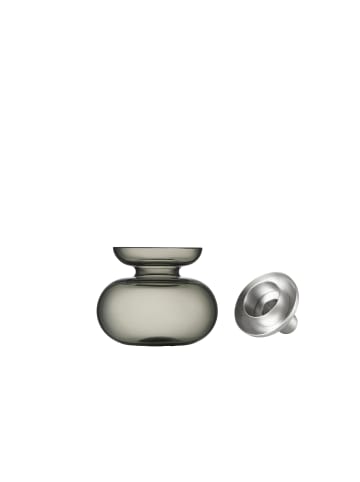 Zone Denmark Vase/Kerzenleuchter Vase/Kerzenleuchter in Smoked Grey/Steel