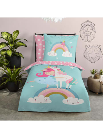 Good Morning Renforcé Wendebettwäsche in bunt