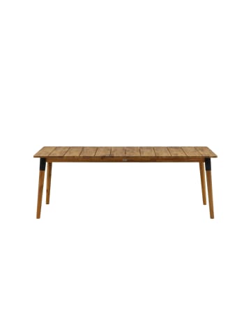 ebuy24 Esstisch Julian Teak Dekor 100 x 210 cm